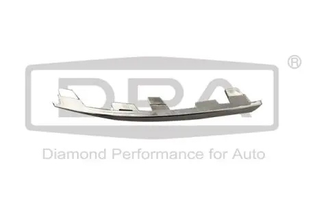 88531825702 Накладка на задний бампер правая VW Polo (10-) хром (88531825702) DPA DPA подбор по vin на Brocar