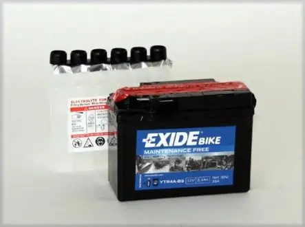 YTR4ABS Акумулятор EXIDE підбір по vin на Brocar