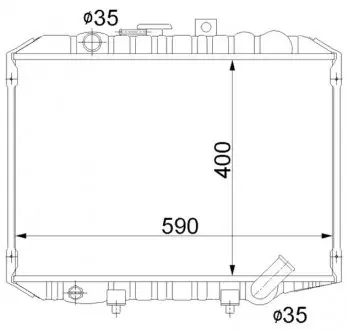 MTA2062 Радіатор охолодження STARLINE подбор по vin на Brocar