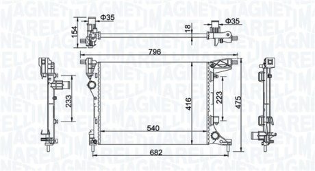 350213203300 Автозапчастина MAGNETI MARELLI подбор по vin на Brocar