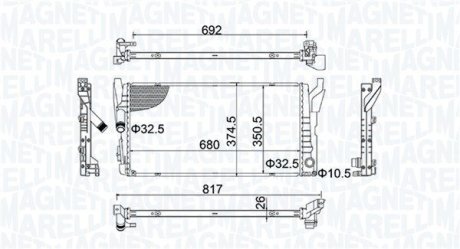 350213202800 Автозапчастина MAGNETI MARELLI подбор по vin на Brocar