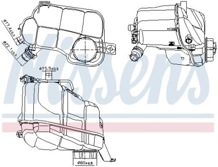 996297 Бачок компенсаційний First Fit NISSENS підбір по vin на Brocar