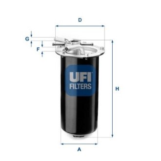 5541101 Автозапчастина UFI подбор по vin на Brocar