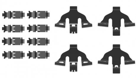 82555900 Монтажний компл.,гальм.колодки TEXTAR підбір по vin на Brocar