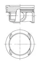 41784620 Поршень двигуна OPEL 73.00 1,4 KOLBENSCHMIDT підбір по vin на Brocar