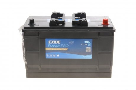 EJ1100 Стартерна батарея (акумулятор) EXIDE EJ1100 EXIDE підбір по vin на Brocar