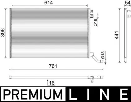 CR2445000P Радіатор, система охолодження двигуна MAHLE / KNECHT підбір по vin на Brocar