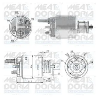 46223 Соленоїд стартера MEAT&DORIA підбір по vin на Brocar