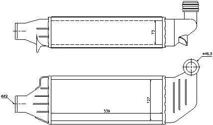 FDA4313 Інтеркулер STARLINE підбір по vin на Brocar