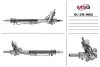 Рульова рейка з ГПК нова AUDI A6 97-05; AUDI A6 Avant 97-05 AU215