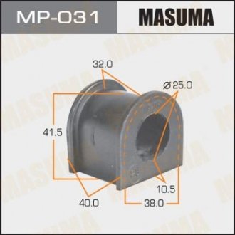 MP031 Втулка стабилизатора MASUMA /rear/ HiAce #H5#, 6#, 7#, ##J7#, ##J8# MASUMA подбор по vin на Brocar