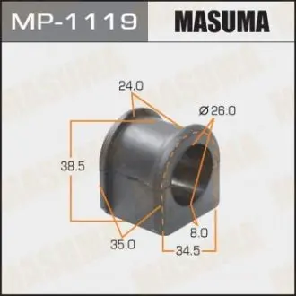 MP1119 Втулка стабилизатора переднего Mazda 3 (06-13) (Кратно 2 шт) MASUMA підбір по vin на Brocar