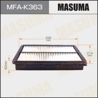 MFAK363 Фильтр воздушный (MFAK363) MASUMA MASUMA подбор по vin на Brocar