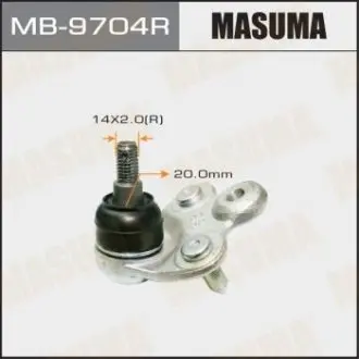 MB9704R Опора кульова (MB-9704R) MASUMA MASUMA підбір по vin на Brocar