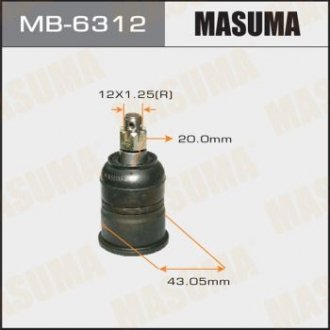 MB6312 Опора шаровая (MB6312) MASUMA MASUMA підбір по vin на Brocar