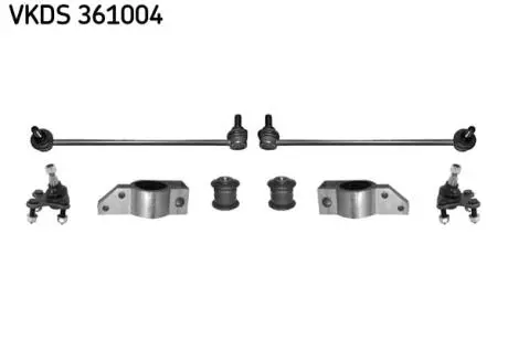 VKDS361004 Р/к-кт передн.підвіски Audi A3,Caddy III,Golf V,Touran,Skoda Octavia II,Yeti-3 SKF подбор по vin на Brocar