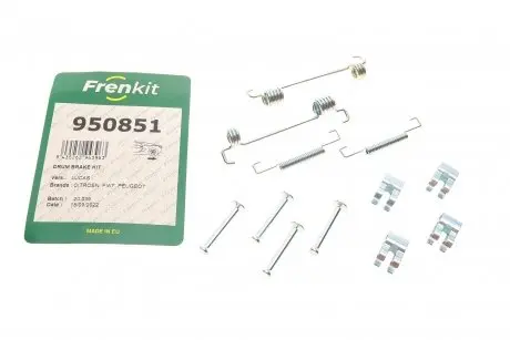950851 Комплект пружинок колодок ручника Citroen Jumper/Fiat Ducato/Peugeot Boxer 94- (172x42) (Lucas) FRENKIT подбор по vin на Brocar