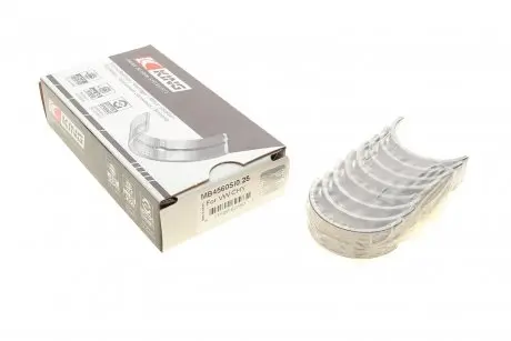 MB4560SI025 Вкладыши коренные Skoda Fabia/VW Polo 1.0 14- (+0.25) KING подбор по vin на Brocar