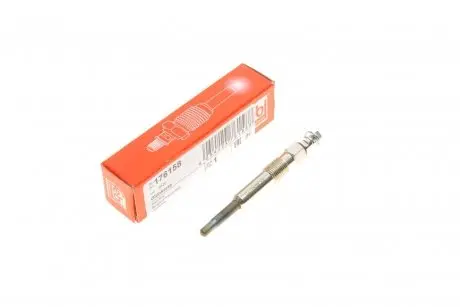 176158 Свічка розжарювання Renault/Volvo 1.9-2.2 DI/DT/DTI/SDI 11V (M10x1/4s) FEBI BILSTEIN підбір по vin на Brocar