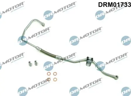 DRM01733 Трубка турбокомпрессора ДВЗ (чорний метал) DR.MOTOR подбор по vin на Brocar