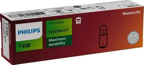 13929MLCP Автолампа 4W PHILIPS підбір по vin на Brocar
