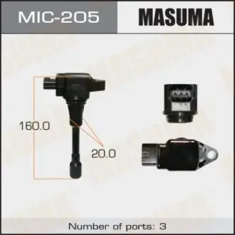 MIC205 Катушка зажигания (MIC205) MASUMA MASUMA подбор по vin на Brocar