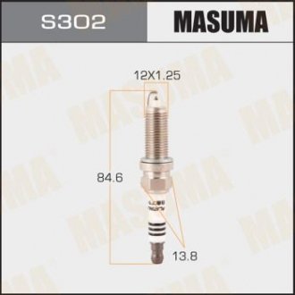 S302P Свеча зажигания (S302P) MASUMA MASUMA подбор по vin на Brocar