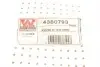 4380793 Ремкомплект бампера (заднего) Renault Scenic III 09- VAN WEZEL підбір по vin на Brocar