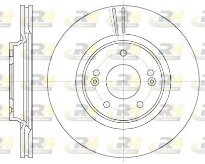 6178110 Гальмівний диск ROADHOUSE підбір по vin на Brocar