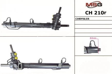 CH210R Рульова рейка з ГПК відновлена CHRYSLER VOYAGER IV (RG, RS) 00-08;DODGE CARAVAN (RG_) 00- MSG подбор по vin на Brocar