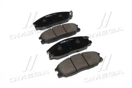 GK0563 Колодки гальм SSANGYONG ACTYON, REXTON, HYUNDAI SANTA FE (SM) передн. (вир-во CTR) CTR підбір по vin на Brocar
