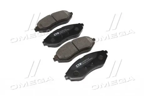 GK0439 Колодки гальм CHEVROLET AVEO передн. (вир-во CTR) CTR підбір по vin на Brocar