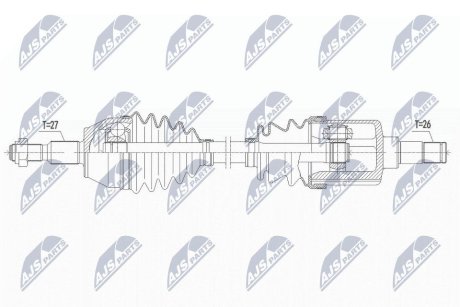 NPWFR151 ПОЛУОСЬ NTY підбір по vin на Brocar