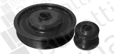 BPSD1010ND Шків колінвалу + шків генератора 1.9D LAGUNA II/MEGANE II/NISSAN PRIMERA 01- (к-кт) BUGATTI підбір по vin на Brocar