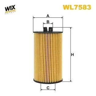 WL7583 Фільтр масляний WIX FILTERS подбор по vin на Brocar