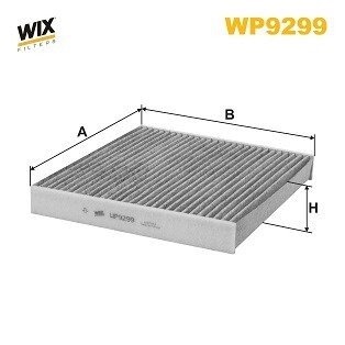 WP9299 Фільтр салону WIX FILTERS підбір по vin на Brocar