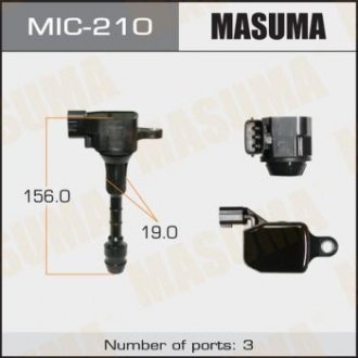 MIC210 Катушка зажигания (MIC210) MASUMA MASUMA подбор по vin на Brocar
