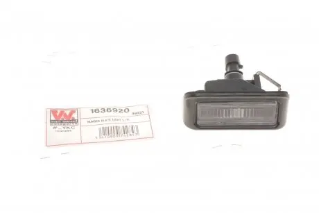 1636920 Підсвістка номерного знаку VAN WEZEL 1636920 VAN WEZEL підбір по vin на Brocar