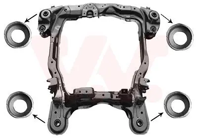 8267690 Підрамник передній HYUNDAI TUCSON/ KIA SPORTAGE 04&gt;10 (вир-во Van Wezel) VAN WEZEL підбір по vin на Brocar