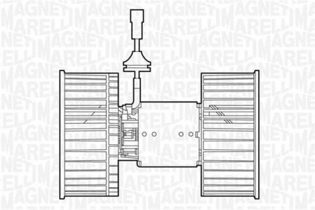 069412534010 Вентилятор салона MAGNETI MARELLI підбір по vin на Brocar