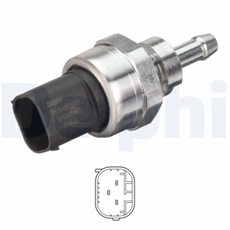 DPS0003012B1 Датчик тиску ОГ RENAULT &quot;1.5-3.0dCi &quot;07&gt;&gt; DELPHI підбір по vin на Brocar
