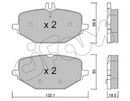 82212740 Автозапчастина CIFAM підбір по vin на Brocar