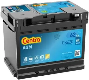 CK620 Стартерний акумулятор Centra подбор по vin на Brocar