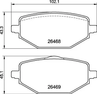 P68076 Автозапчастина BREMBO підбір по vin на Brocar