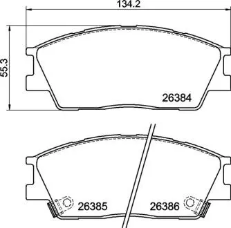 P30126 Автозапчастина BREMBO підбір по vin на Brocar