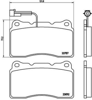 P23115X Автозапчастина BREMBO підбір по vin на Brocar