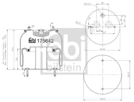 175642 Автозапчастина FEBI BILSTEIN подбор по vin на Brocar