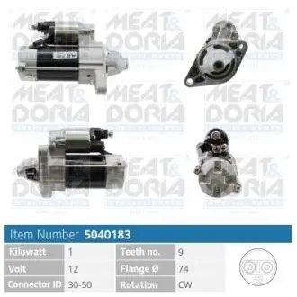 5040183 Автозапчастина MEAT&DORIA підбір по vin на Brocar
