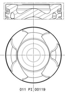 011PI00119000 Автозапчастина MAHLE / KNECHT подбор по vin на Brocar