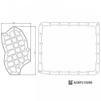 ADBP210096 Фільтр гідравлічний КПП BLUE PRINT підбір по vin на Brocar